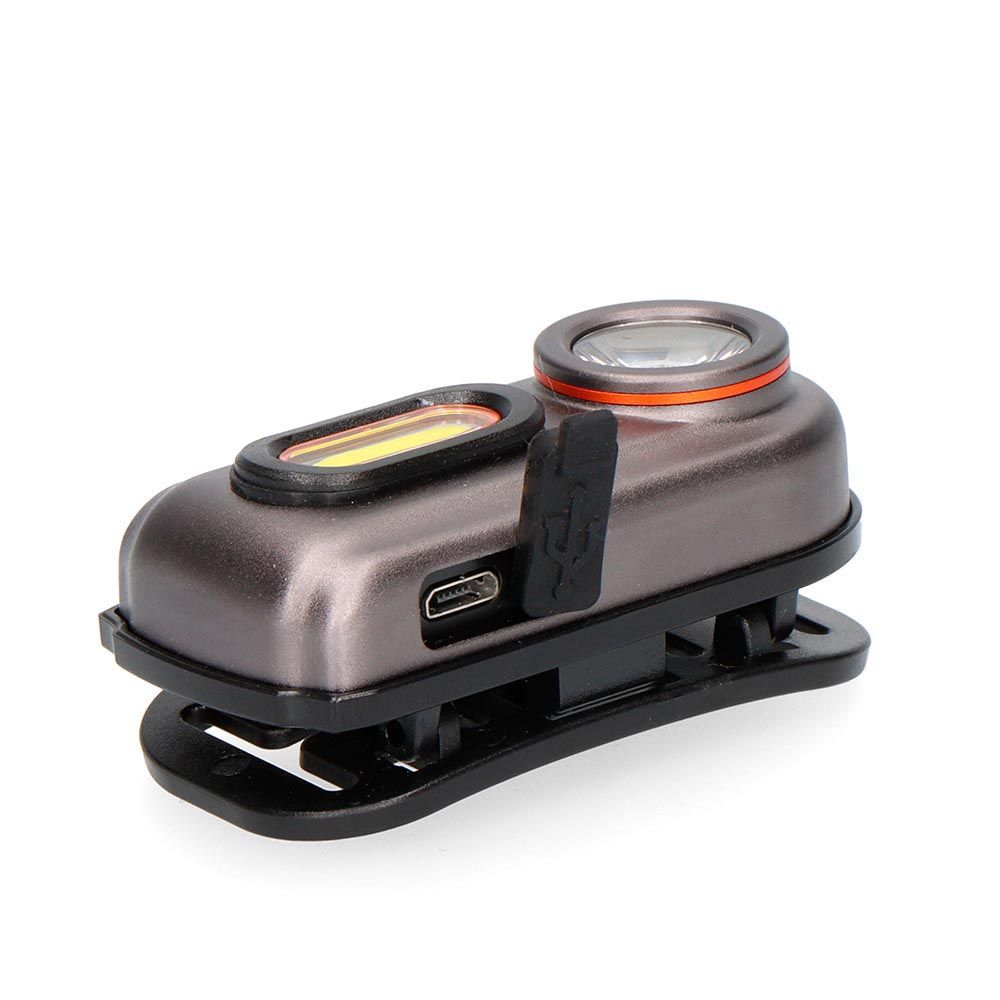 Linterna led frontal wildtrack tx3 recargable, 2 leds 400 lm 5 w, 65 x 26 x 32 mm