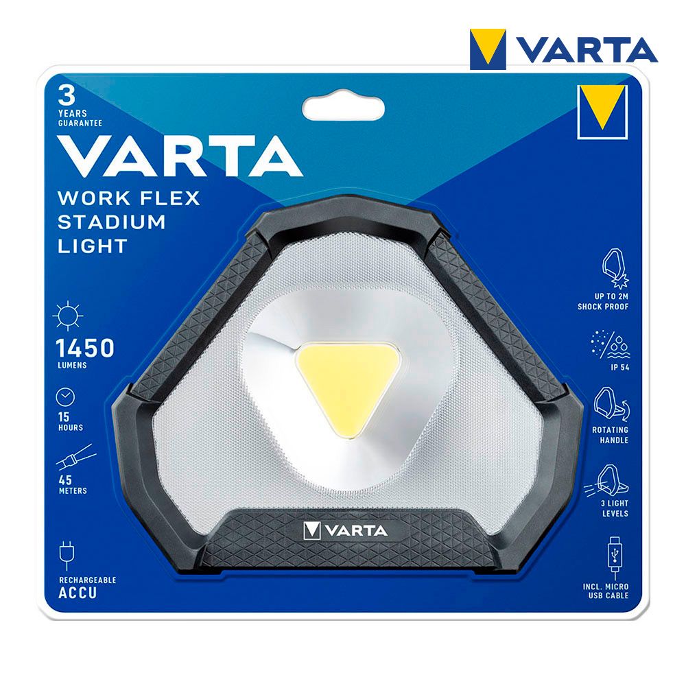 Linterna work flex stadium light varta