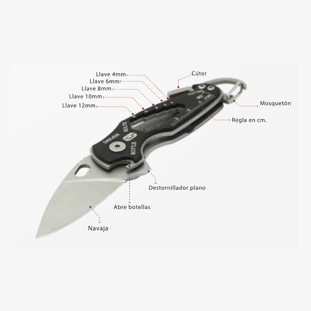 Navaja multiusos smartknife 11 en 1