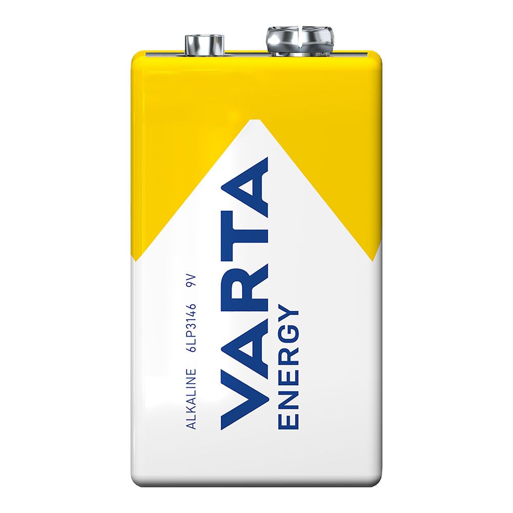 Pila alkalina energy 6lr61- 9 v (blister 1 unid.) 26,5 x 17,5 x 48,5 mm