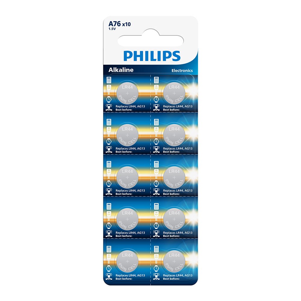 Pila alcalina lr44, 1,5v, a76 ag13 g13 357 lr1154, 10 uds, blíster