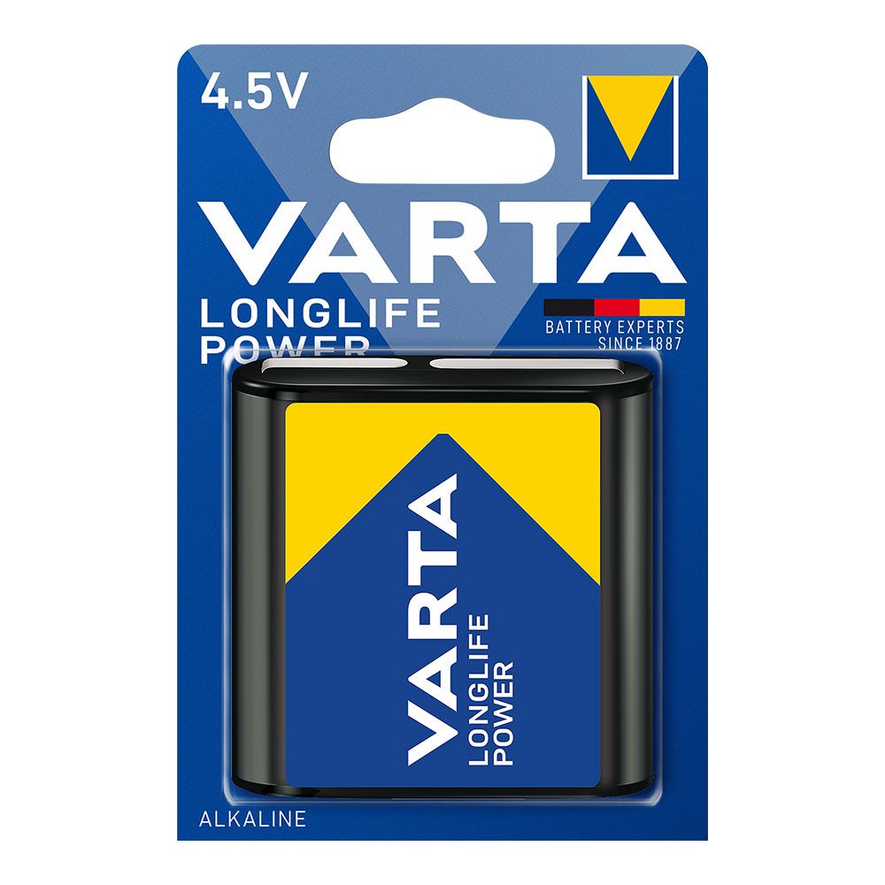 Pila alkalina longlife power 3lr12 - 4,5 v (blister 1 unid.) 62 x 22 x 67 mm