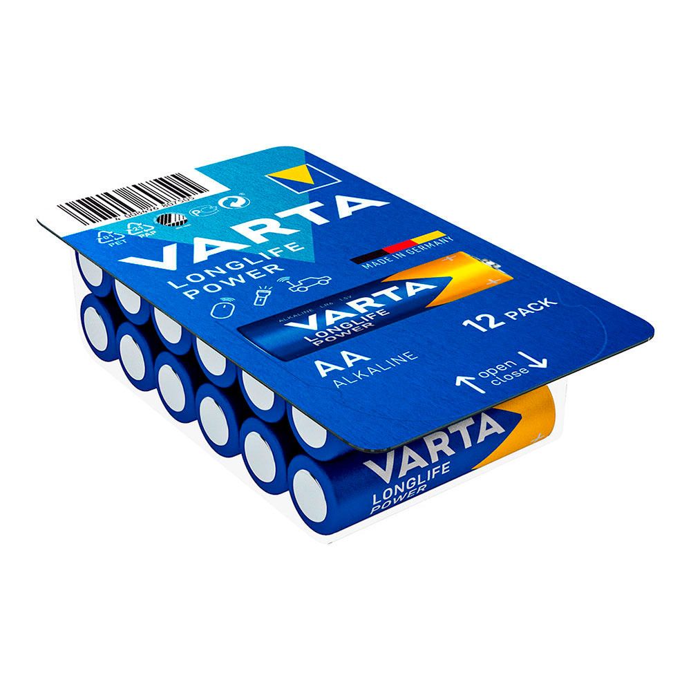 Pila alkalina longlife power aa - lr06 caja 12 uds ø14,5 x 50,5 mm