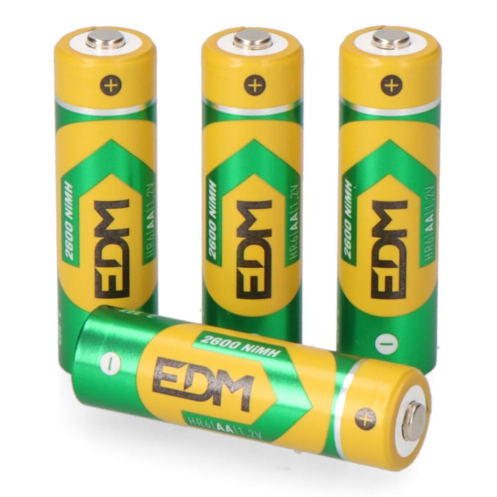 Pila recargable eco-series aa - hr6 2600 ma, ø14,5 x 50,5 mm, 4 uds