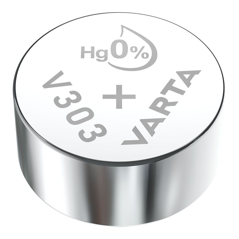 Micro pila de botón silver sr44 - v303 1,55 v ø11,6 x 5,4 mm watch blister