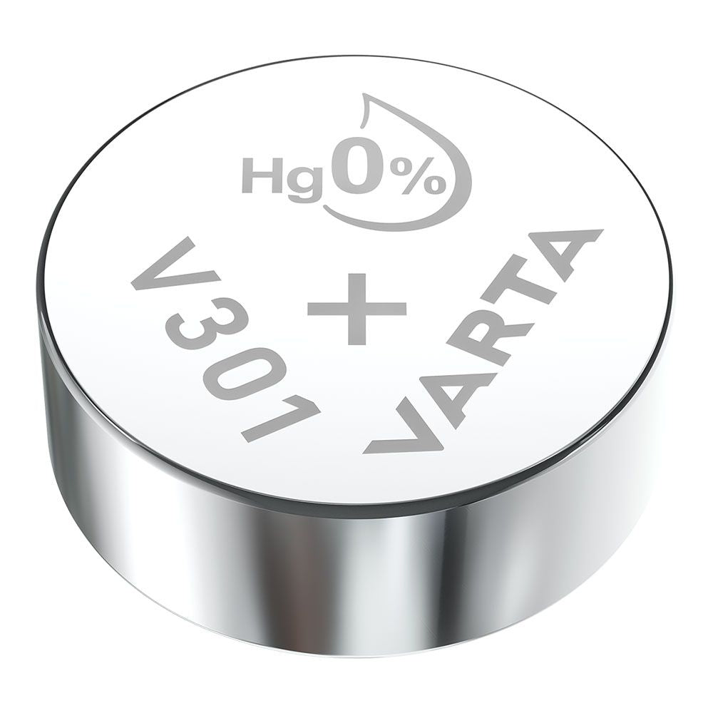 Micro pila de botón silver sr43 - v301 1,55 v ø11,6 x 4,2 mm watch blister