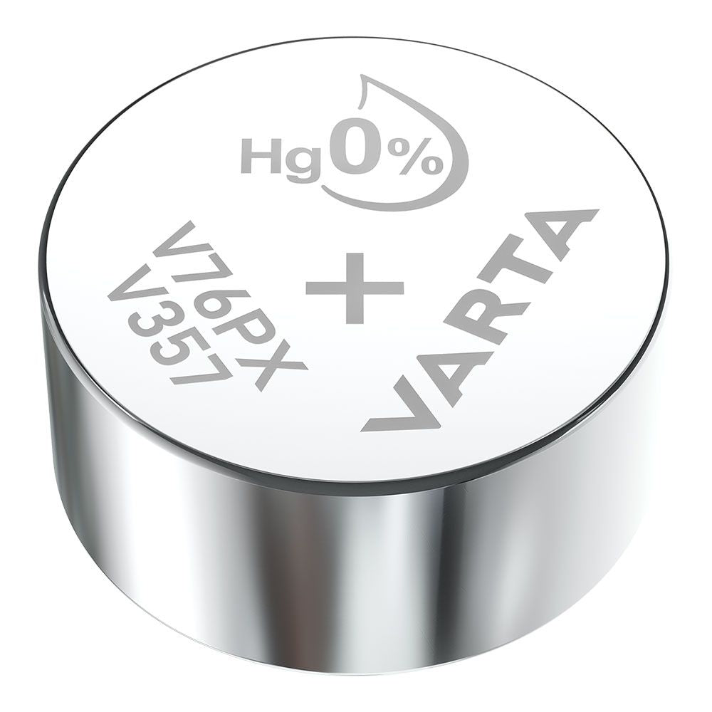 Micro pila de botón silver sr44 - v357 1,55 v ø11,6 x 5,4 mm watch blister