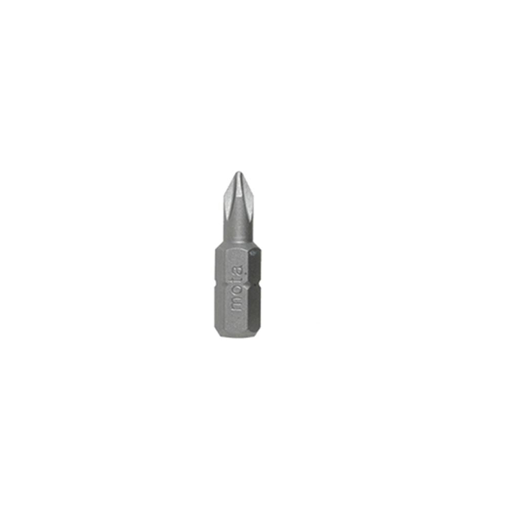 Puntas phillips ph1 x 25 mm ¼ pulg acero, 10 uds