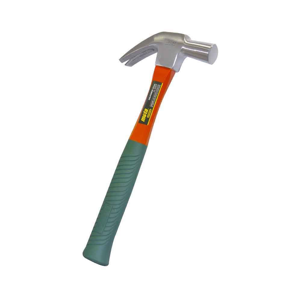 Martillo encofrador pulido con mango de fibra de vidrio 27 mm