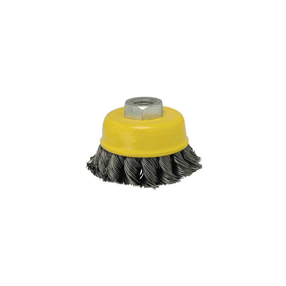 Cepillo copa de alambre trenzadoø60 mm