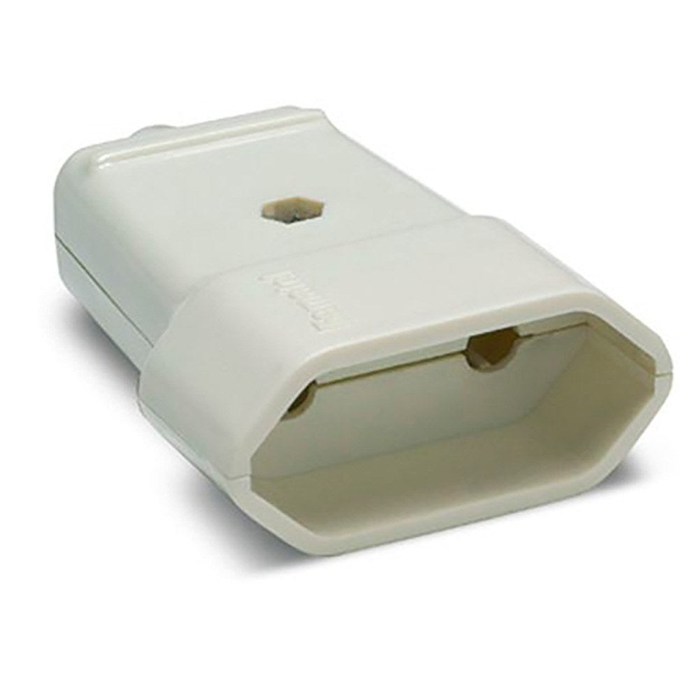 Base aérea bipolar 10a 250 v, blanca, retractilado