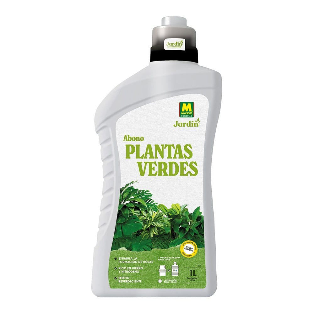 Abono líquido plantas verdes, 1 l
