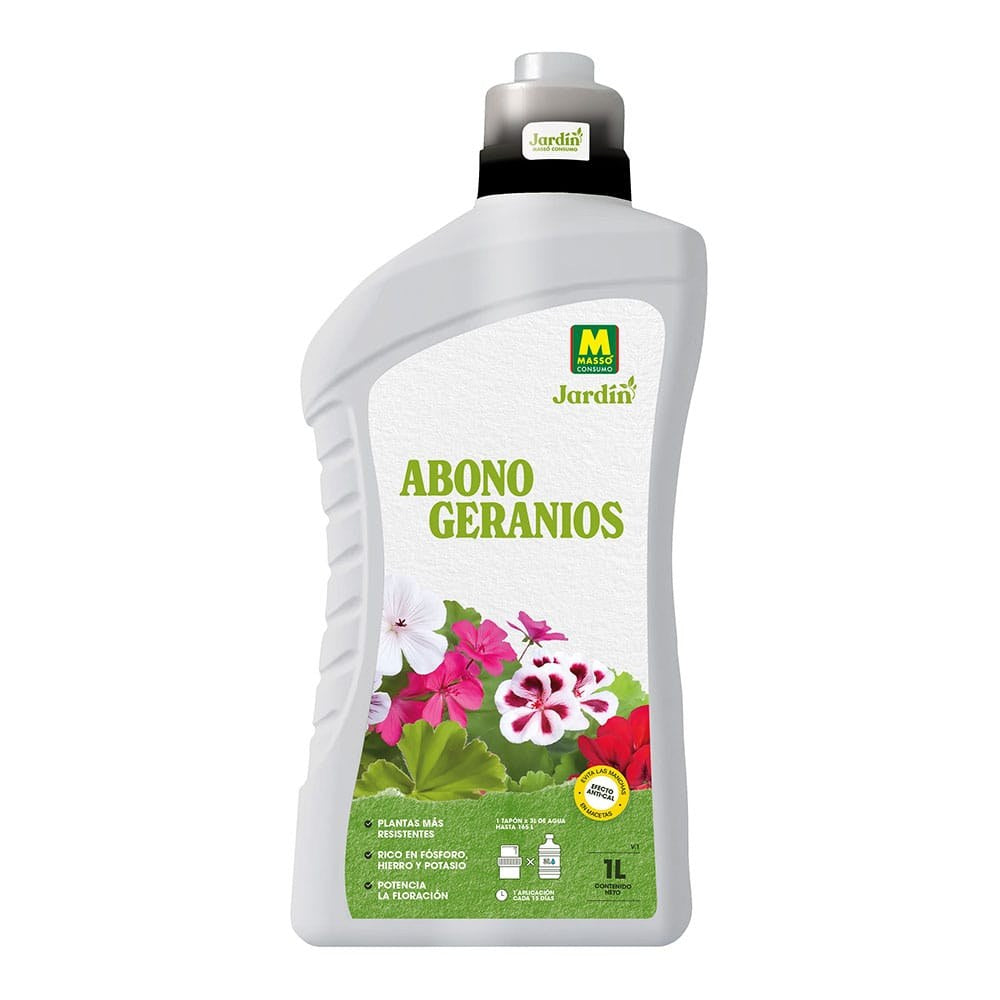 Abono líquido geranios, 1 l