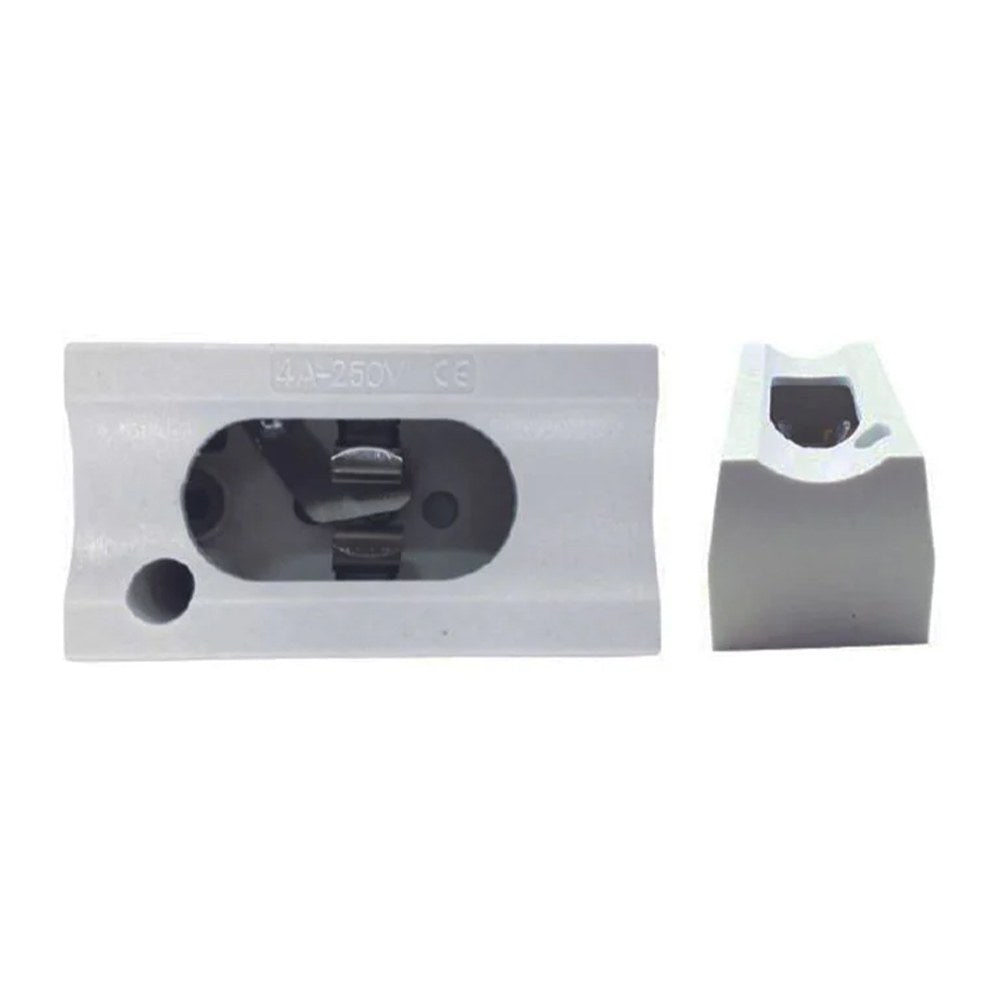 Portalámparas linestra, modelo s14s, blanco, 1 contacto, 6,5 x 3,5 x 3,4 cm