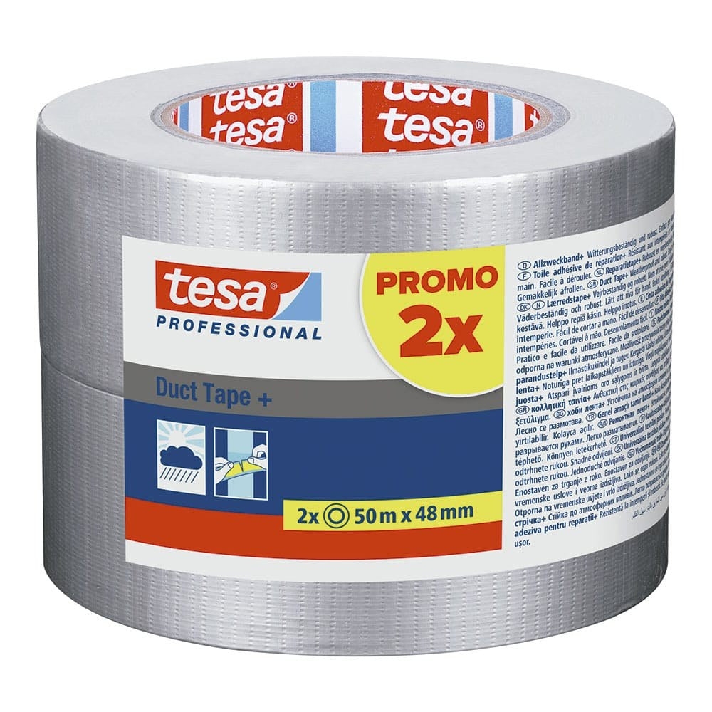 Cinta americana profesional, 2 uds, 48 mm x 50 m