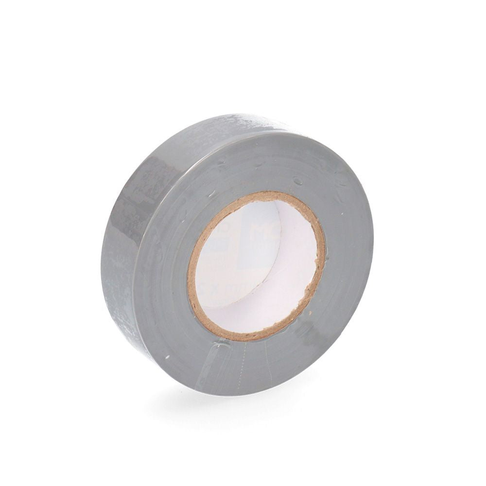 Cinta aislante calidad "supra" gris 19 mm x 20 m