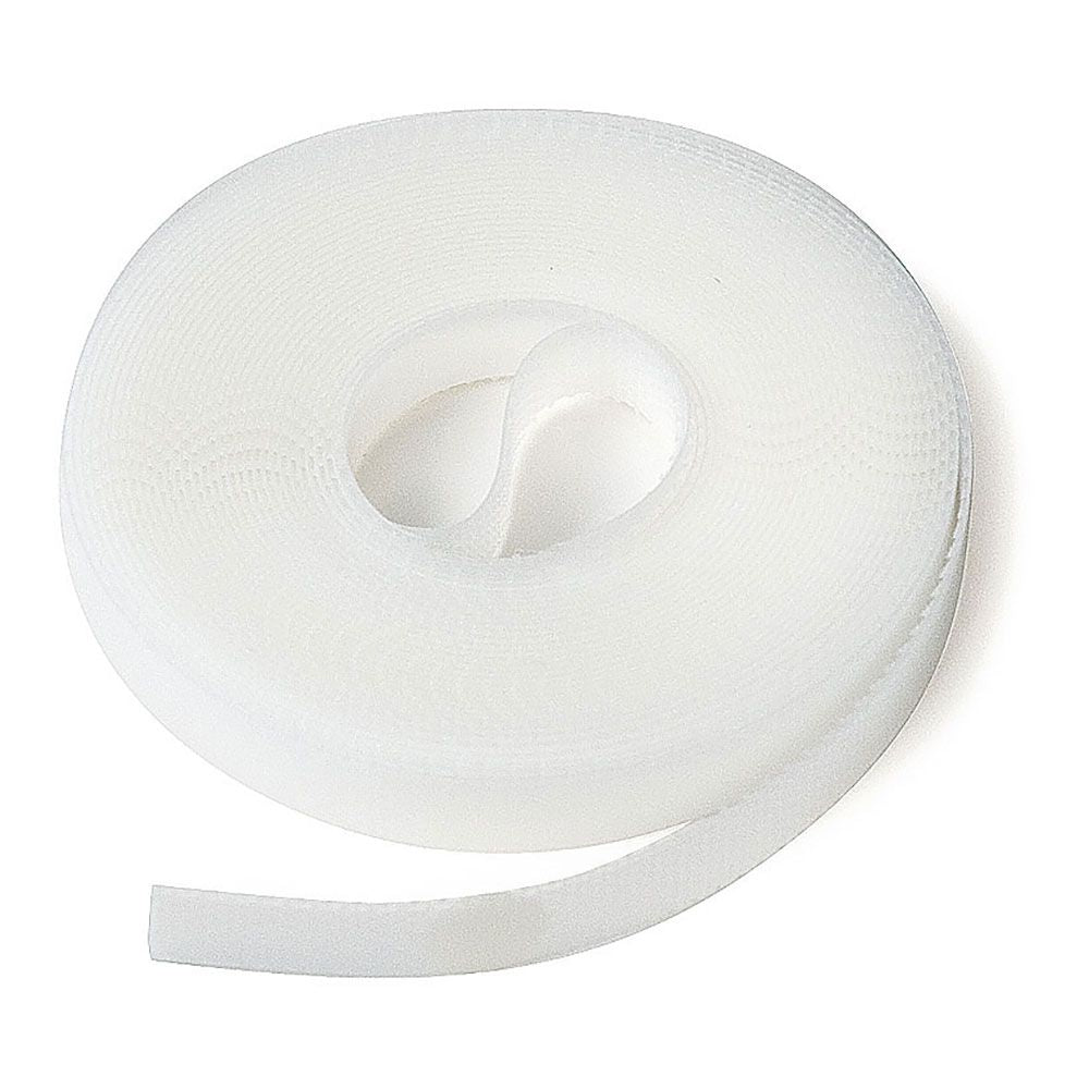 Cinta adhesiva para mosquitera de poliéster, blanca, 650 cm