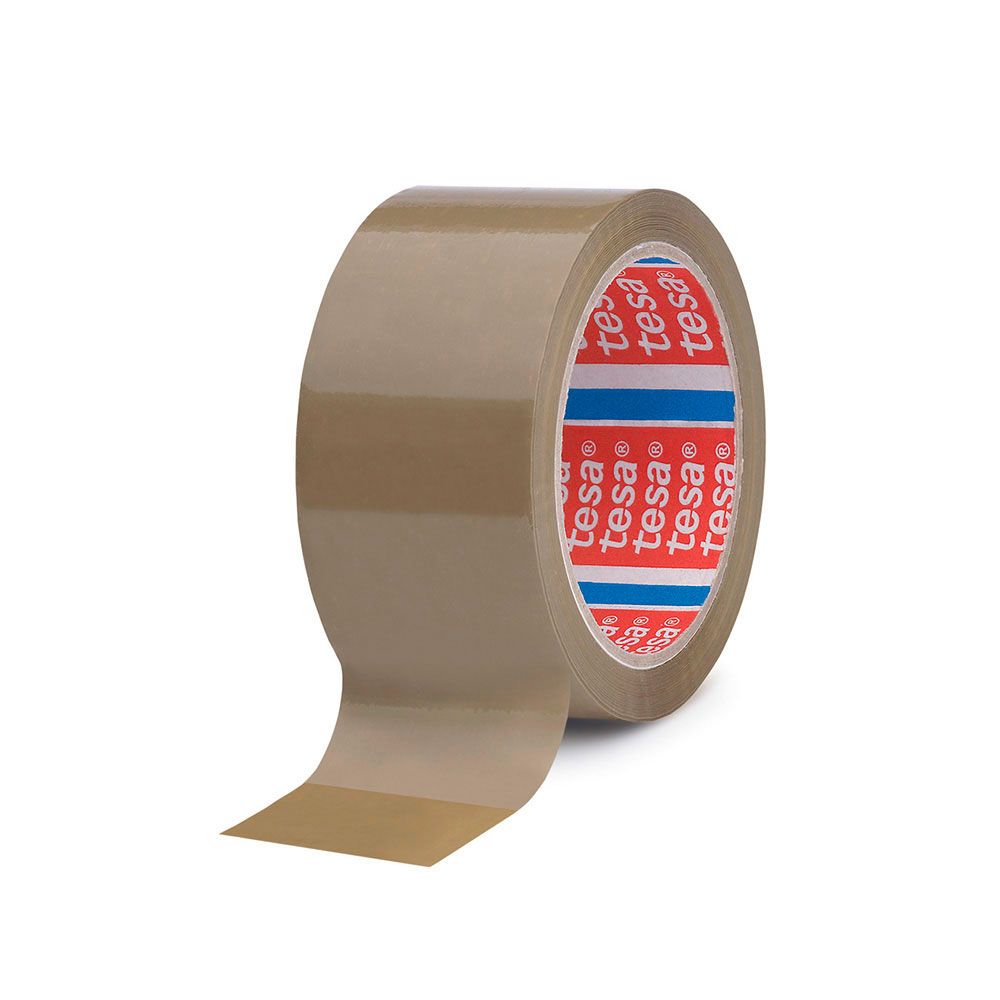Cinta de embalar marrón 43 micras 50 mm x 66 m