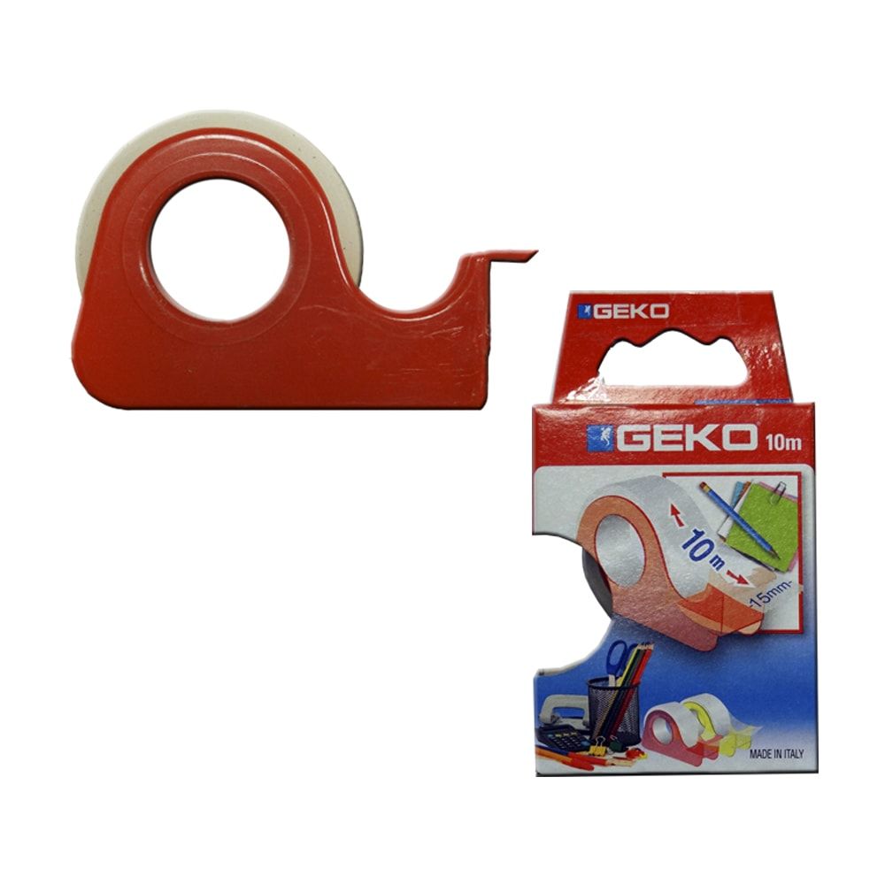 Dispensador con cinta adhesiva transparente 10 m