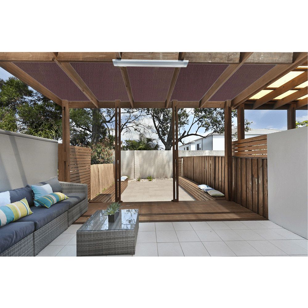 Malla de ocultacion premium marrón 1 x 5 m