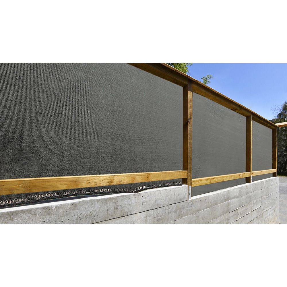 Malla de ocultacion premium antracita 1 x 5 m