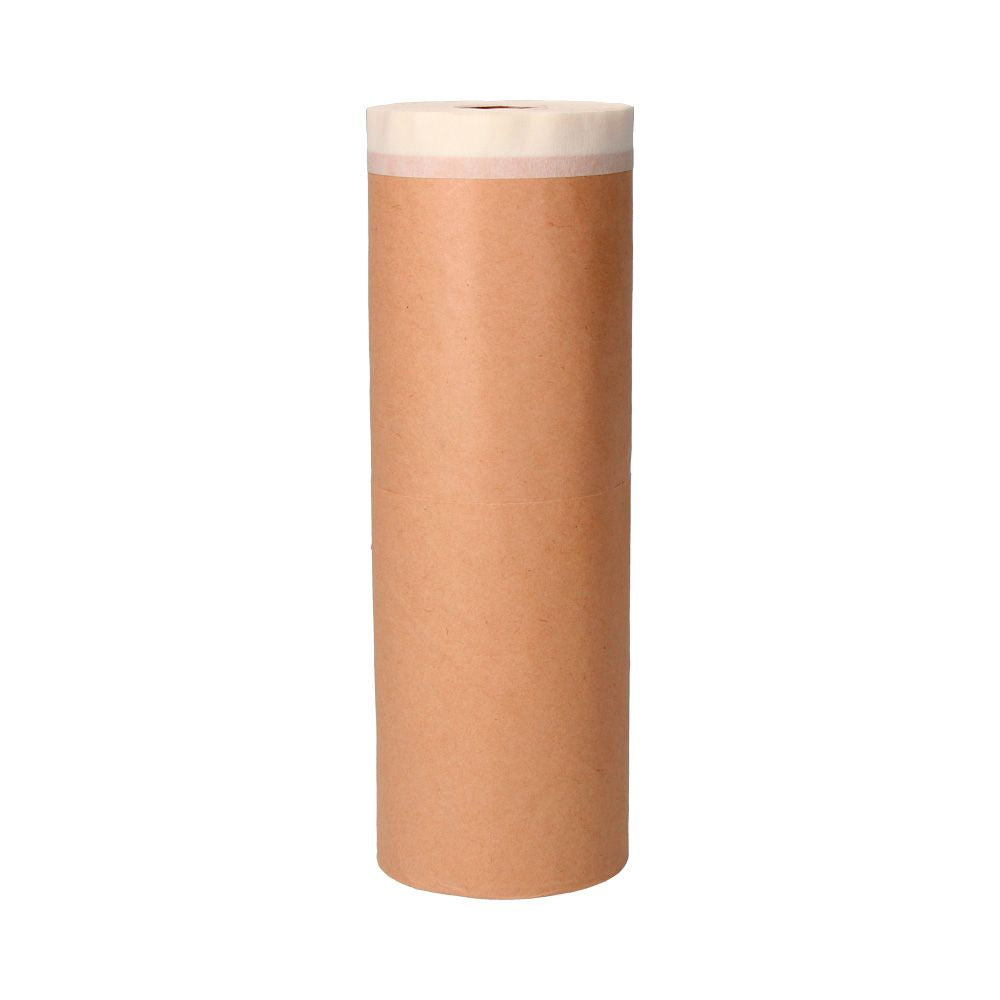 Papel con cinta adhesiva para pintor 30 cm x 20 m