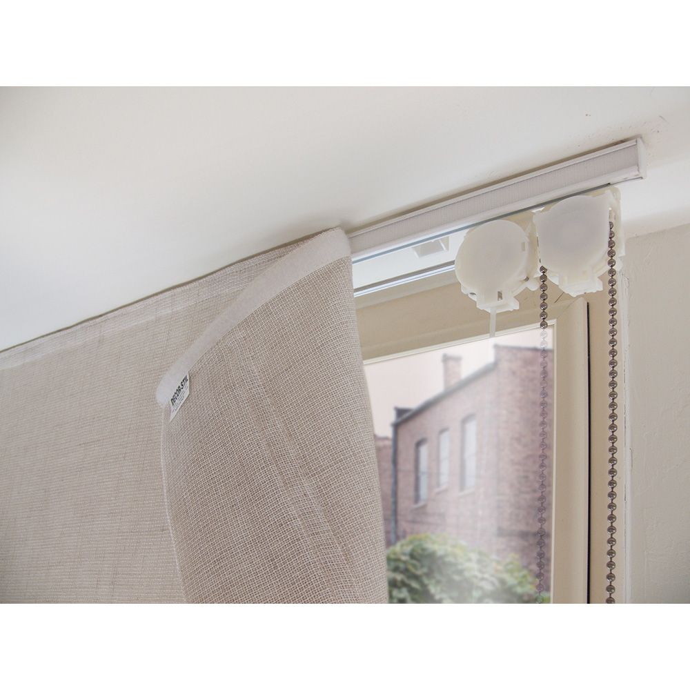 Cinta de gancho y bucle adhesiva blanca 20mm x 25 m