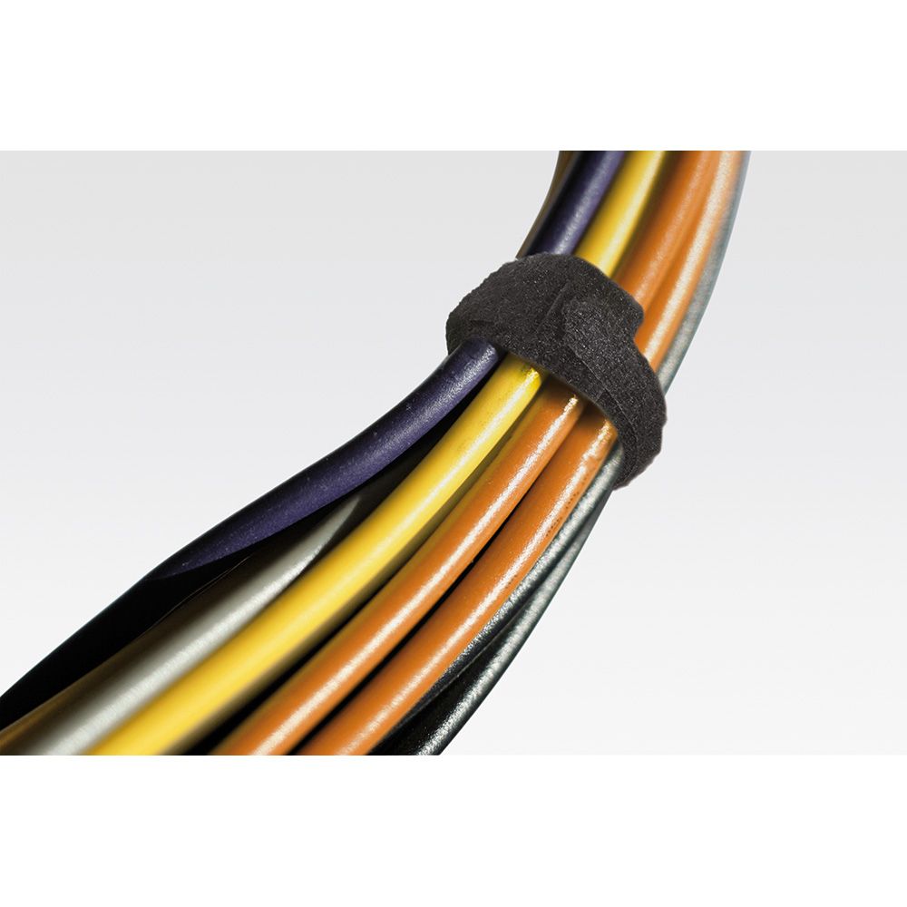 Brida one-wrap® strap, 20 x 200mm, 25 uds, negra