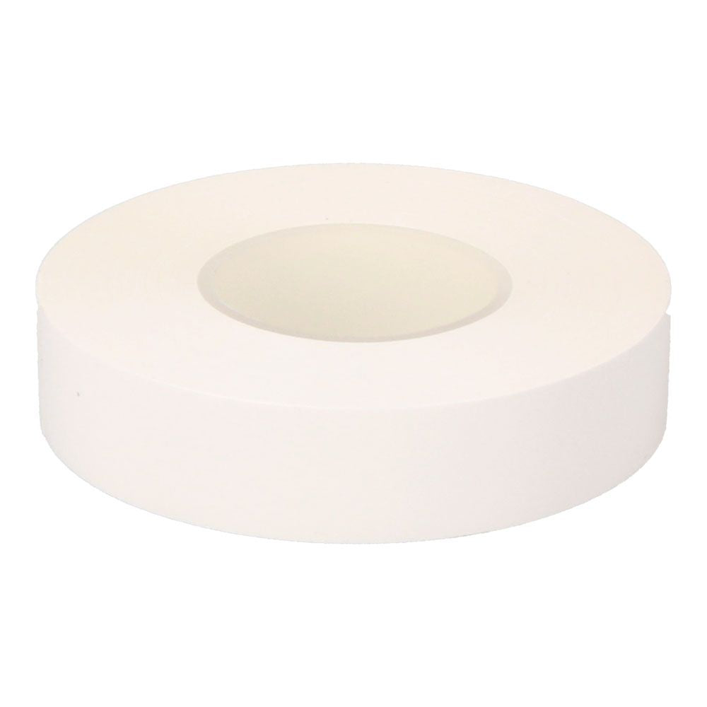 Cinta aislante eléctrica profesional pvc alta adhesion 19 mm x 33 m, blanca