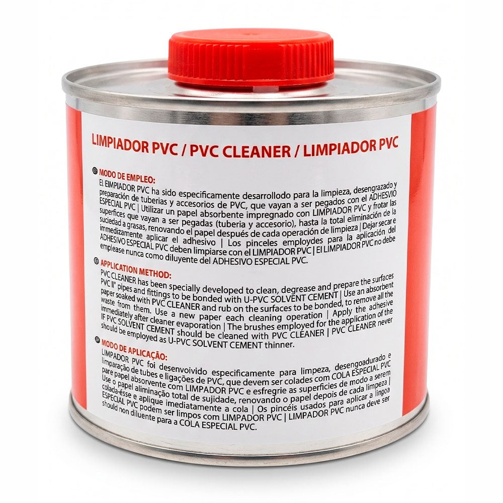Limpiador pvc, bote, 500 ml
