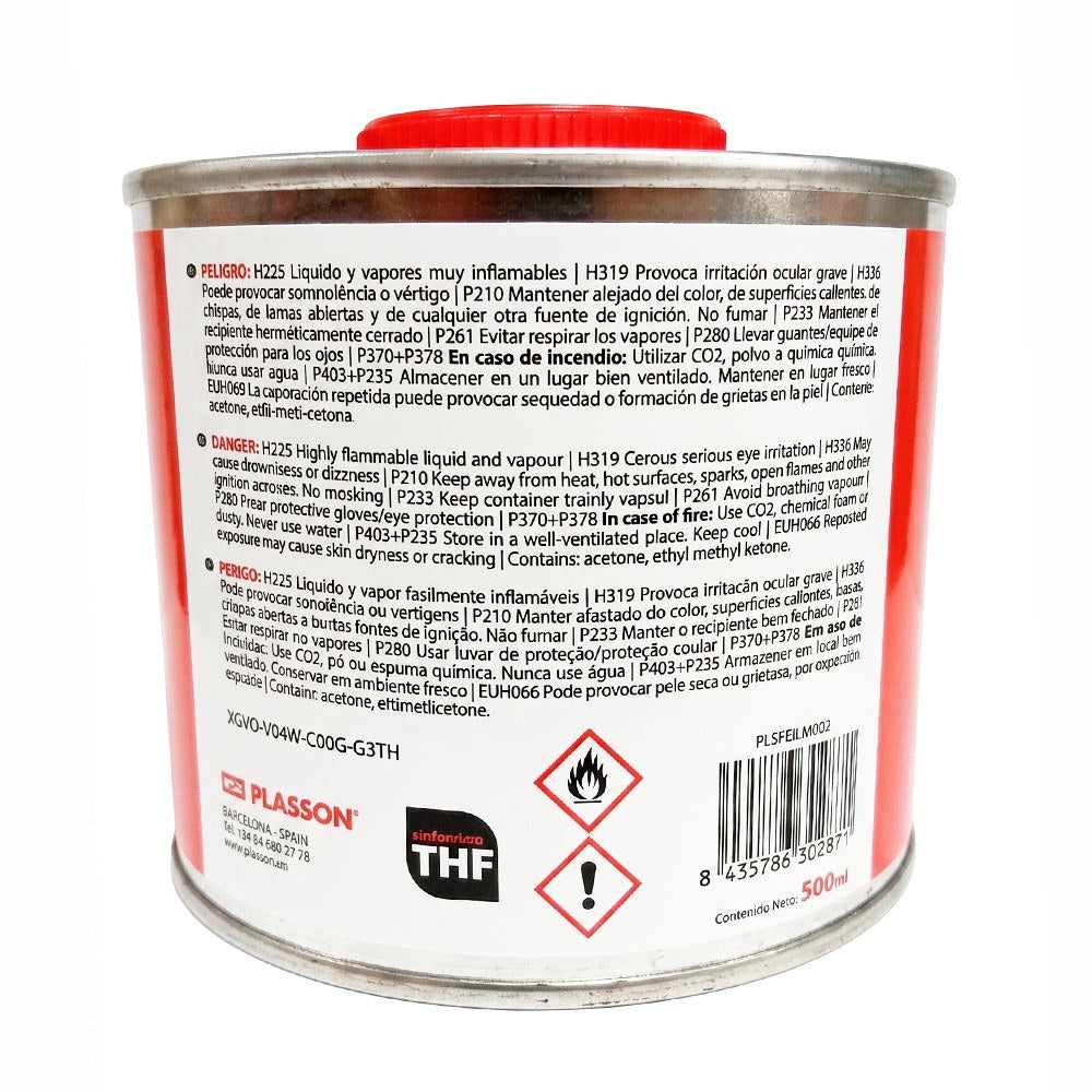 Limpiador pvc, bote, 500 ml
