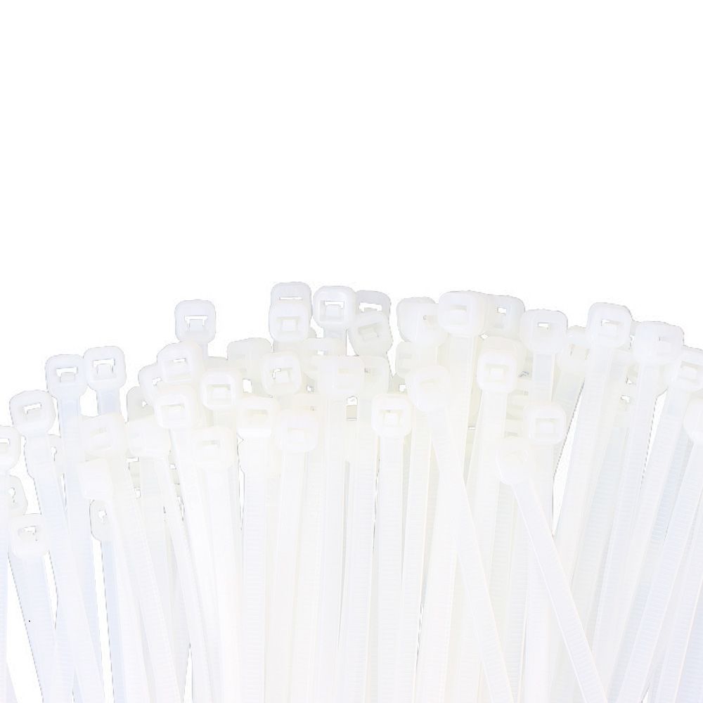 Bridas natural 3,5 x 150 mm nylon alta calidad (bolsa 100 unid.)