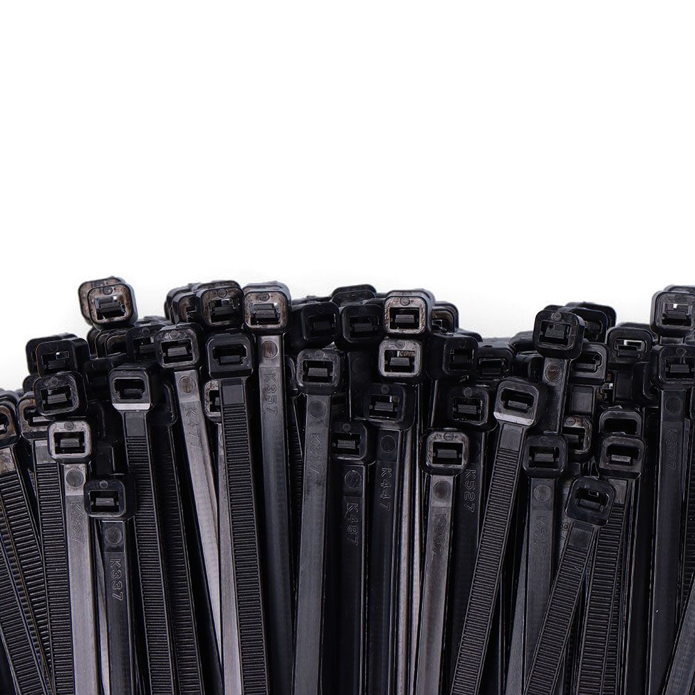 Bridas negras 4,8 x 380 mm nylon alta calidad (bolsa 100 unid.)