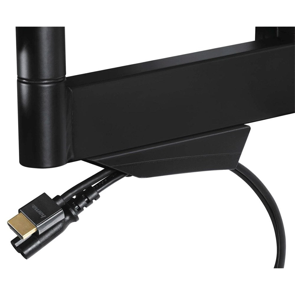 Soporte mural televisor, negro, doble brazo articulado, de 37 a 75 pulg, carga máx. 45 kg