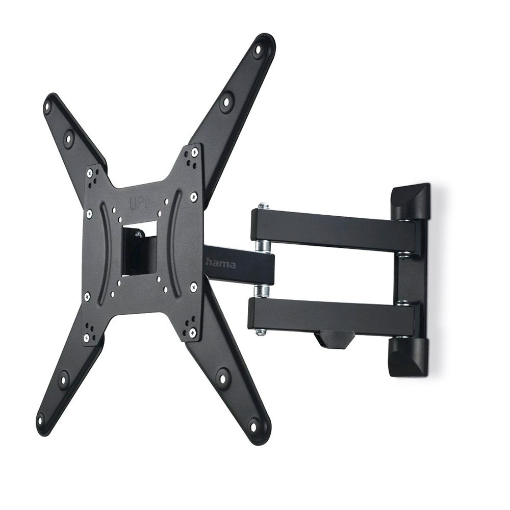 Soporte mural televisor, negro, doble brazo articulado, de 32 a 65 pulg, carga máx. 25 kg