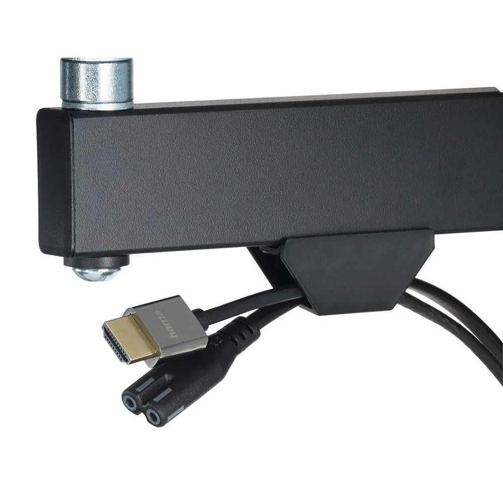 Soporte mural televisor, negro, doble brazo articulado, de 32 a 65 pulg, carga máx. 25 kg