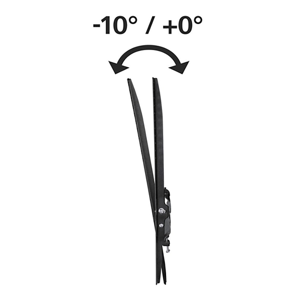 Soporte mural tv, negro, inclinable, de 32 a 65 pulg, carga máx. 35 kg