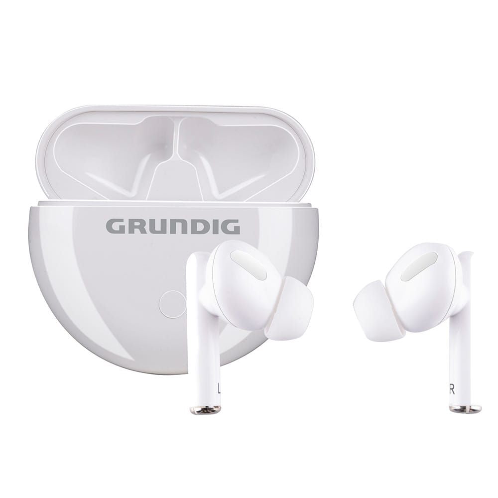 Auriculares inalámbricos earbuds bluetooth con estuche blanco