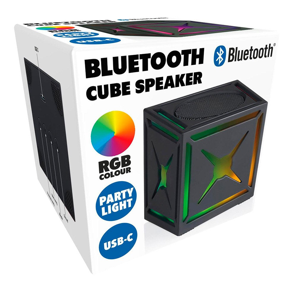 Altavoz inalámbrico bluetooth 5.3, rgb, 5 w, 70 x 70 x 75 mm