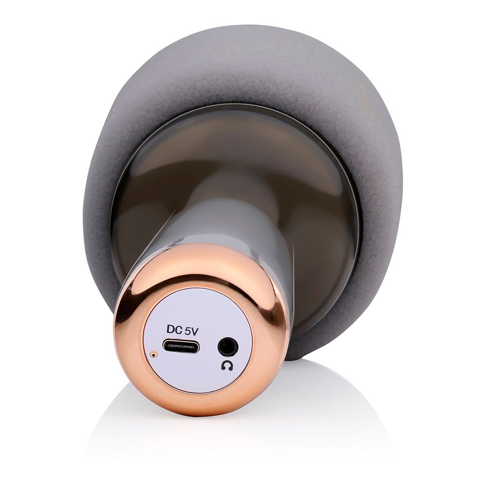 Micrófono karaoke con altavoz, 5 w - 7,5 x 7,5 x 22 cm