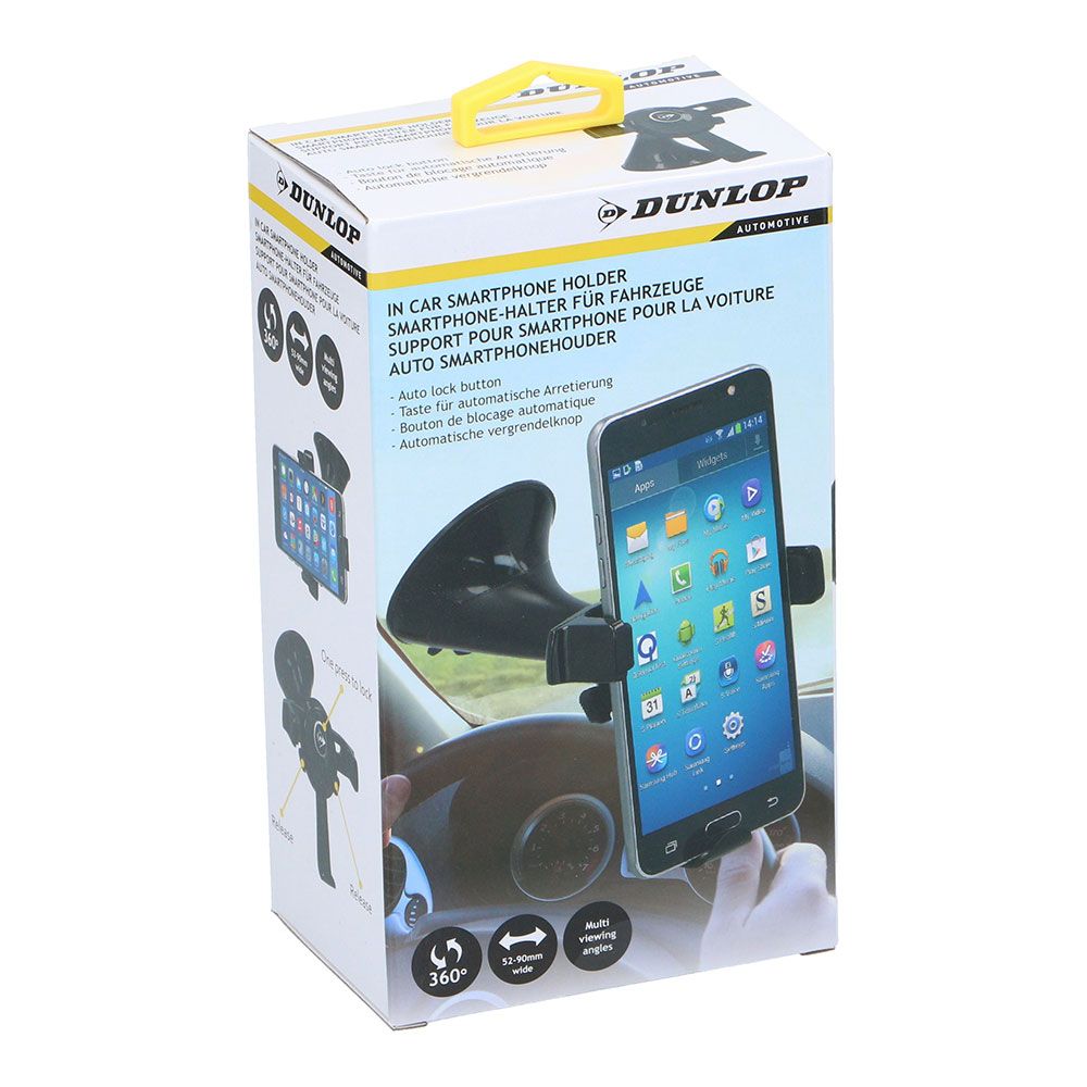Soporte de smartphone giratorio para coche