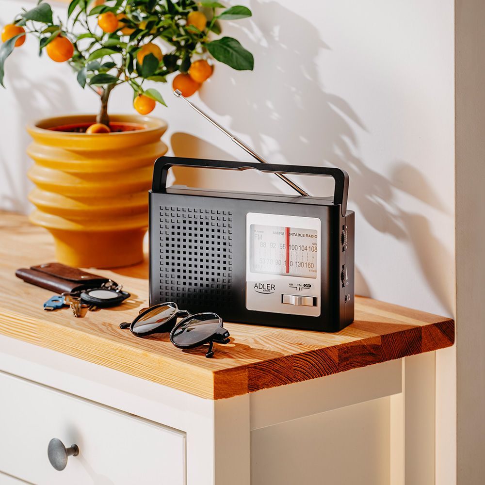 Radio am/fm ad 1909, 15,5 x 21 x 6 cm