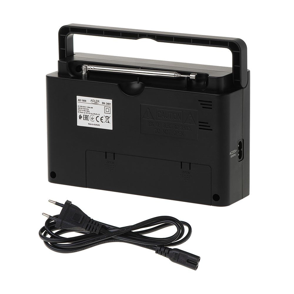 Radio am/fm ad 1909, 15,5 x 21 x 6 cm