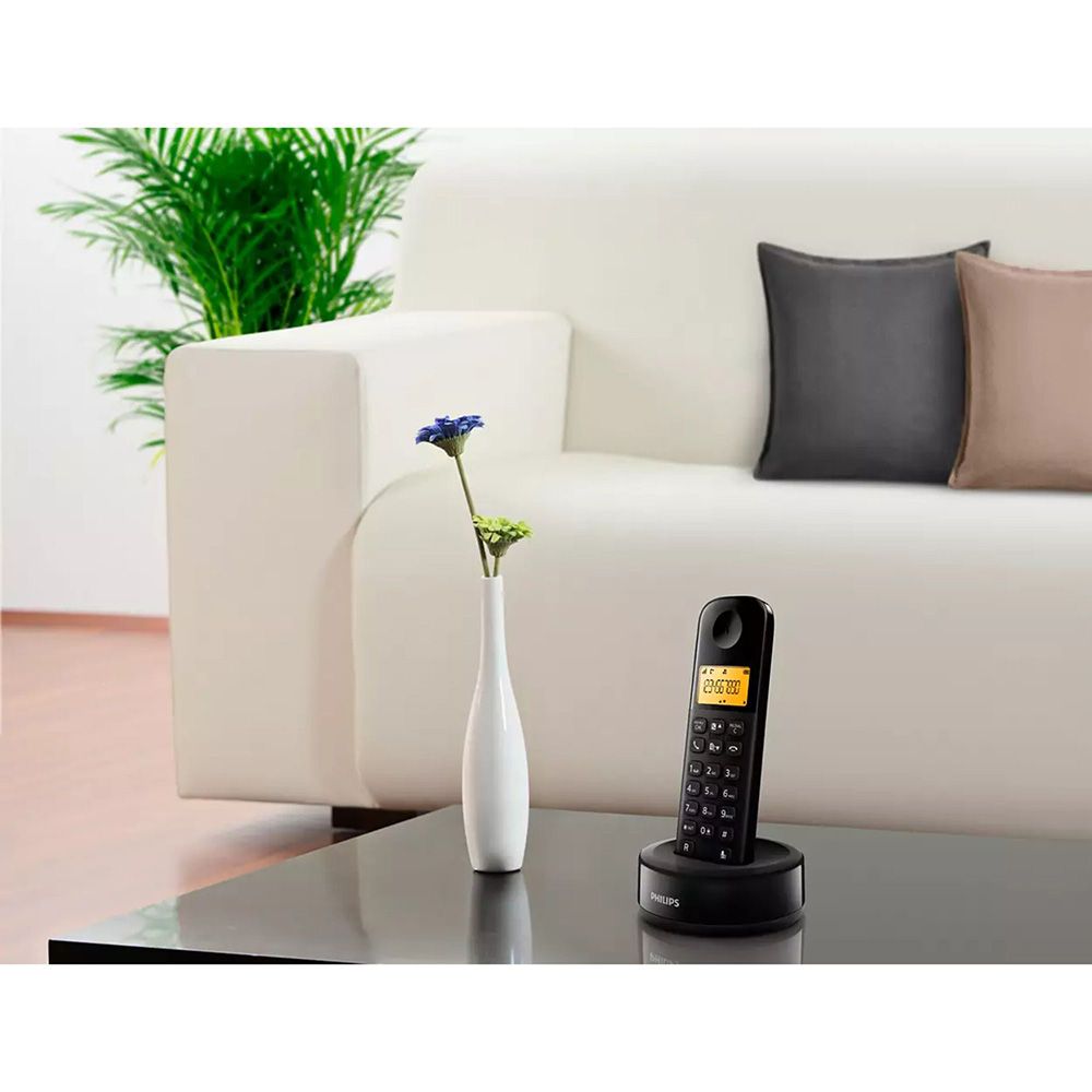 Teléfono fijo inalámbrico d1601b/34 philips