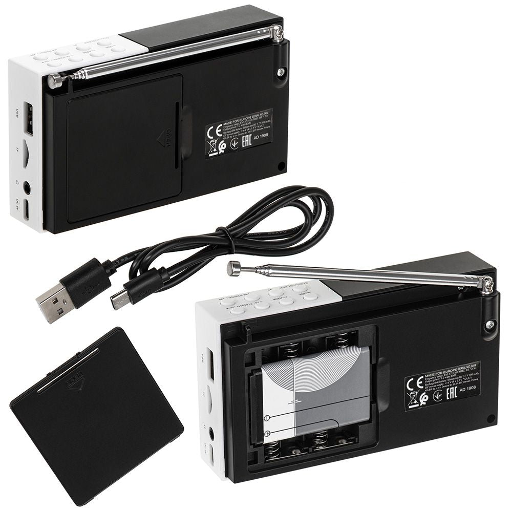 Radio digital pll fm ad 1908, 12,5 x 3 x 7 cm