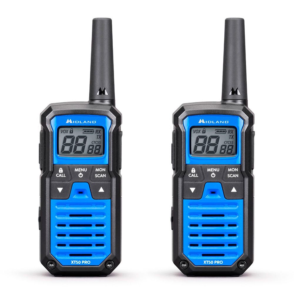 Walkietalkies xt-50 pro c1464, 16 canales pmr446, azules