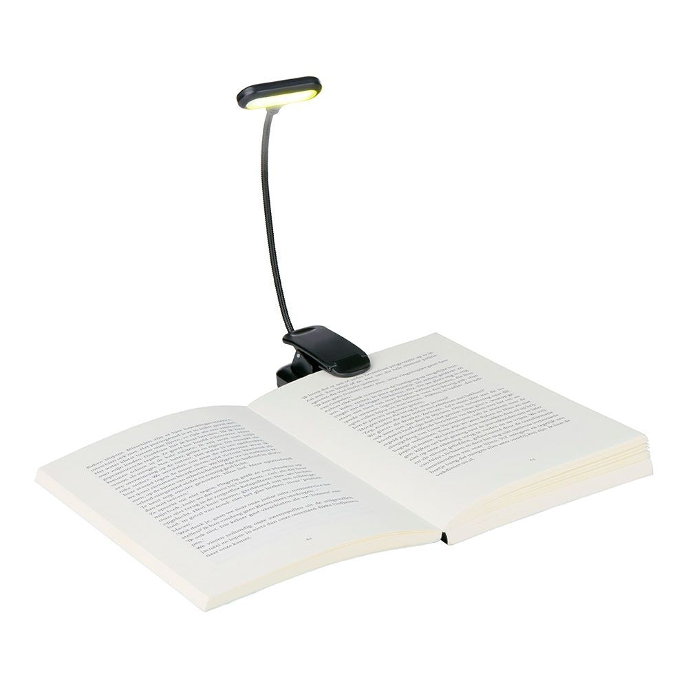 Lámpara de lectura con clip