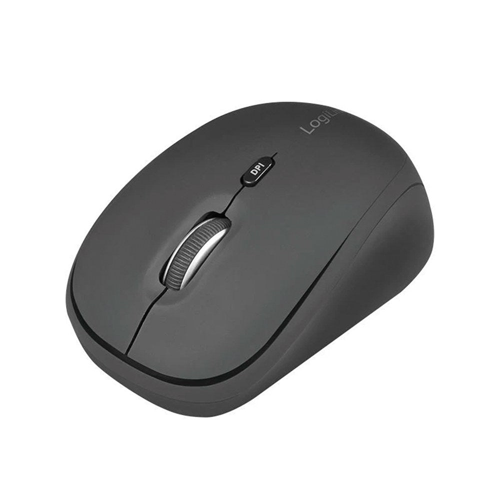 Ratón ergonómico, inalámbrico, 2,4 ghz, 1600 dpi, negro