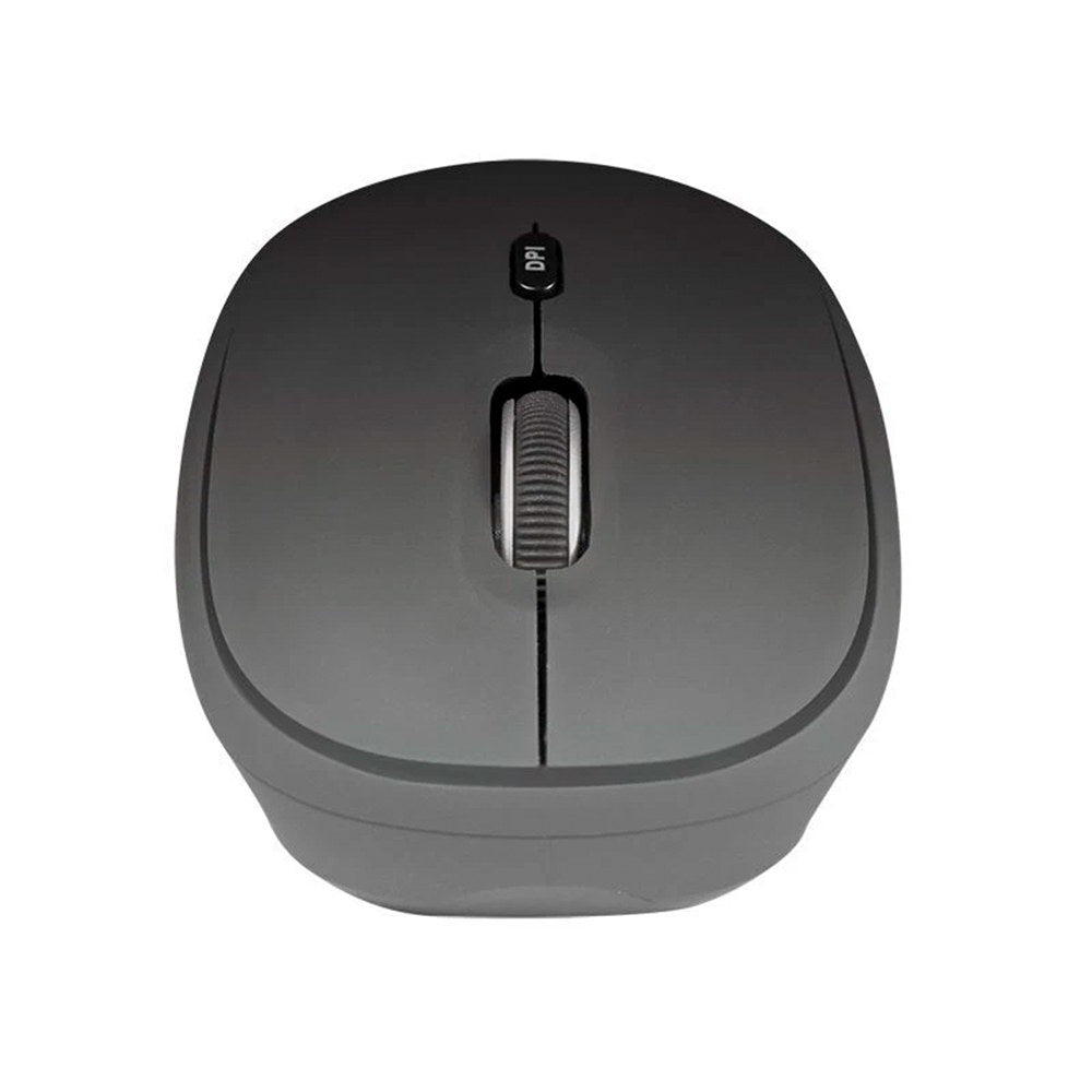 Ratón ergonómico, inalámbrico, 2,4 ghz, 1600 dpi, negro