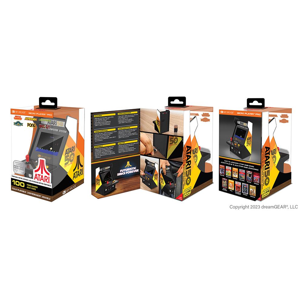 Micro player atari 100 games 6,75 inch